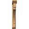 Ekena Millwork Merced Slat Rough Sawn Bracket w/ Offset Brace, Western Red Cedar, 6"W x 44"D x 44"H BKT0604X44X44MRC06RWR - alternate 3